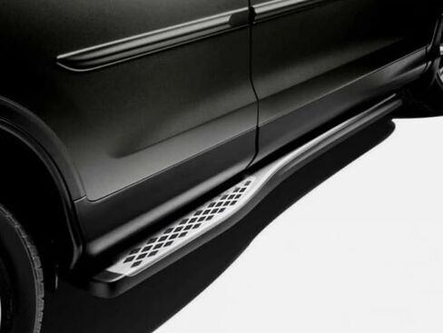 2pcs تشغيل لوحات تشغيل Honda CRV CR-V 2012-2016 خطوات جانبية كمل سيارة Nerf Bar ترقية جديدة مع جزيئات مضادة للانزلاق بالأبيض والأسود (للسيارات المخصصة فقط) in Saudi Arabia