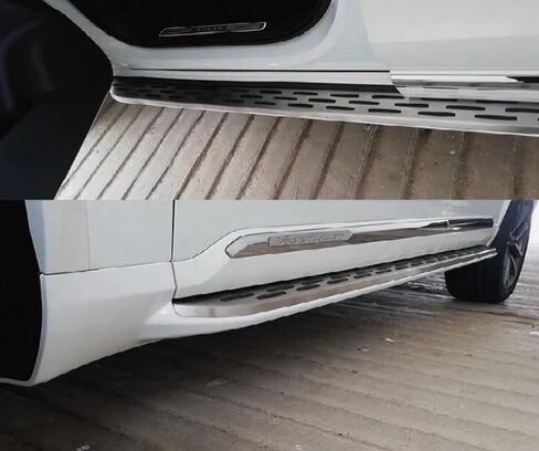 2PCS Running Boards for Volvo XC60 2018-2024 Side Steps Complete Kit Car Nerf Bar New Upgrade Black Panel with Anti-Slip Particles(for Dedicated Vehicles only) in Saudi Arabia