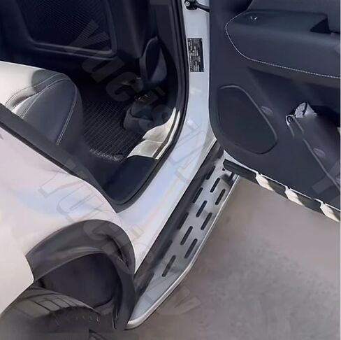 2PCS Running Boards for Volvo XC60 2018-2024 Side Steps Complete Kit Car Nerf Bar New Upgrade Black Panel with Anti-Slip Particles(for Dedicated Vehicles only) in Saudi Arabia