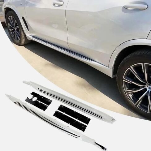 2pcs تشغيل لوحات تشغيل BMW X4 G02 2019-2025 خطوات جانبية كاملة Car Nerf Bar ترقية جديدة مع شظايا مضادة للانزلاق (للسيارات المخصصة فقط) in Saudi Arabia