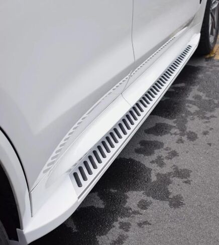2pcs تشغيل لوحات تشغيل BMW X4 G02 2019-2025 خطوات جانبية كاملة Car Nerf Bar ترقية جديدة مع شظايا مضادة للانزلاق (للسيارات المخصصة فقط) in Saudi Arabia
