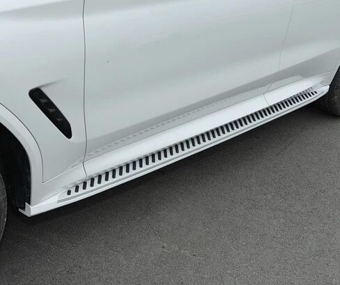 2pcs تشغيل لوحات تشغيل BMW X4 G02 2019-2025 خطوات جانبية كاملة Car Nerf Bar ترقية جديدة مع شظايا مضادة للانزلاق (للسيارات المخصصة فقط) in Saudi Arabia