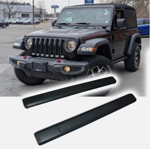 2PCS Running Boards for Jeep Wrangler JL 2018-2025 2D Side Steps Complete Kit Car Nerf Bar New Upgrade Black Panel with Anti-Slip Particles(for Dedicated Vehicles only) in Saudi Arabia