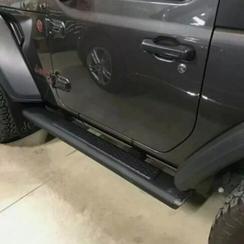 2PCS Running Boards for Jeep Wrangler JL 2018-2025 2D Side Steps Complete Kit Car Nerf Bar New Upgrade Black Panel with Anti-Slip Particles(for Dedicated Vehicles only) in Saudi Arabia