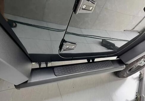 2PCS Running Boards for Jeep Wrangler JL 2018-2025 2D Side Steps Complete Kit Car Nerf Bar New Upgrade Black Panel with Anti-Slip Particles(for Dedicated Vehicles only) in Saudi Arabia