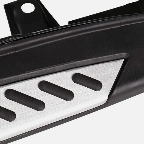 2PCS Running Boards for BMW X5 F15 2014-2018 Side Steps Complete Kit Car Nerf Bar New Upgrade Black Panel with Anti-Slip Particles Black&White(for Dedicated Vehicles only) in Saudi Arabia