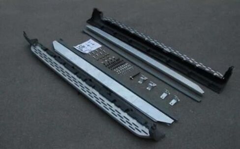 2pcs تشغيل لوحات تشغيل Volvo XC90 2016-2025 خطوات جانبية كاملة Car Nerf Bar ترقية جديدة للوحة سوداء مع شظية جزيئات مضادة للانزلاق (للسيارات المخصصة فقط) in Saudi Arabia
