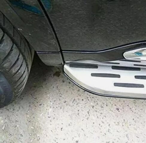 2pcs تشغيل لوحات تشغيل Volvo XC90 2016-2025 خطوات جانبية كاملة Car Nerf Bar ترقية جديدة للوحة سوداء مع شظية جزيئات مضادة للانزلاق (للسيارات المخصصة فقط) in Saudi Arabia
