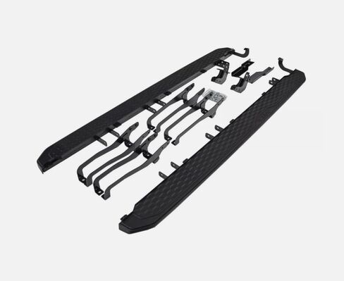2PCS Running Boards for Honda CRV CR-V 2017-2022 Side Steps Complete Kit Car Nerf Bar New Upgrade Black Panel with Anti-Slip Particles Black&White(for Dedicated Vehicles only) in Saudi Arabia