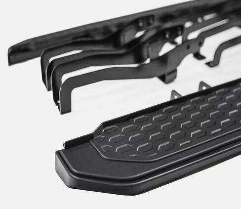 2PCS Running Boards for Honda CRV CR-V 2017-2022 Side Steps Complete Kit Car Nerf Bar New Upgrade Black Panel with Anti-Slip Particles Black&White(for Dedicated Vehicles only) in Saudi Arabia