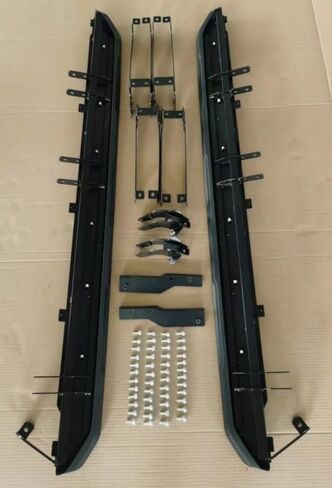 2PCS Running Boards for Honda CRV CR-V 2017-2022 Side Steps Complete Kit Car Nerf Bar New Upgrade Black Panel with Anti-Slip Particles Black&White(for Dedicated Vehicles only) in Saudi Arabia