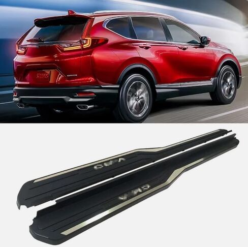 2pcs تشغيل لوحات تشغيل Honda CRV CR-V 2017-2022 خطوات جانبية كمل Carf Nerf Bar ترقية جديدة مع جزيئات مضادة للانزلاق سوداء (للسيارات المخصصة فقط) in Saudi Arabia