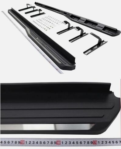 2pcs تشغيل لوحات تشغيل Honda CRV CR-V 2017-2022 خطوات جانبية كمل Carf Nerf Bar ترقية جديدة مع جزيئات مضادة للانزلاق سوداء (للسيارات المخصصة فقط) in Saudi Arabia