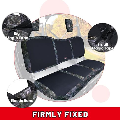 Starknightmt Pioneer 1000 مقعد غطاء ترقية Neoprene متوافق مع 2016-2025 Pioneer 1000 1000-5 (المقعد الأمامي) ، 1000-6 (المقعد الأمامي والخلفي) ، غطاء مقعد مائي مائي. in Saudi Arabia