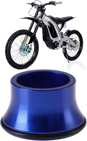 1 زوج من CNC Front Wheel Hub فواصل الألومنيوم متوافق مع Sur-Ron Light Bee X Lbx E-Pike ، Black in Saudi Arabia