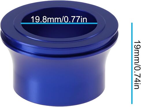 1 زوج من CNC Front Wheel Hub فواصل الألومنيوم متوافق مع Sur-Ron Light Bee X Lbx E-Pike ، Black in Saudi Arabia