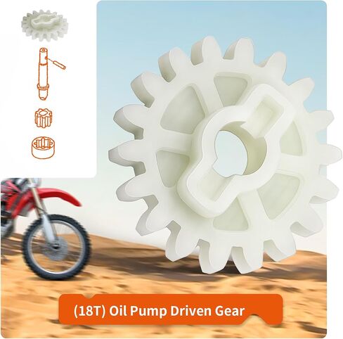15133-KRN-670 2PCS OIL PUMP مدفوعة بمضخة Honda CRF250 R/X 2004-2017 18T OIL PUMP in Saudi Arabia