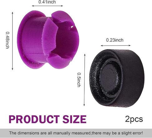 Downhill 2 PCS 141607 Gear Shift Cable Bushing Repair Kit, Transmission Gear Shift Linkage Bushing Replace OE# 19316524, Compatible with Chevrolet,Mitsubishi, Nissan,Jeep,Ma-zda (Black & Purple) in Saudi Arabia