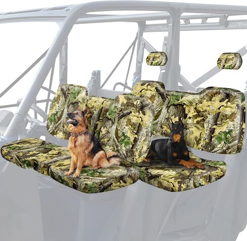 BORDAN UTV Waterproof Seat Cover for 2017-2021 Polaris Ranger XP 1000, Heavy Duty 1680D Camo Seat Covers for UTV Polaris Ranger 1000 2020-2025 Full Protection Outdoor(3 PCS) in Saudi Arabia