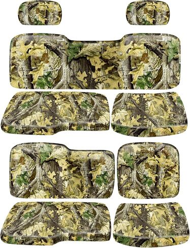 BORDAN UTV Waterproof Seat Cover for 2017-2021 Polaris Ranger XP 1000, Heavy Duty 1680D Camo Seat Covers for UTV Polaris Ranger 1000 2020-2025 Full Protection Outdoor(3 PCS) in Saudi Arabia