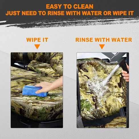 BORDAN UTV Waterproof Seat Cover for 2017-2021 Polaris Ranger XP 1000, Heavy Duty 1680D Camo Seat Covers for UTV Polaris Ranger 1000 2020-2025 Full Protection Outdoor(3 PCS) in Saudi Arabia