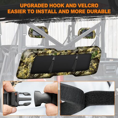 BORDAN UTV Waterproof Seat Cover for 2017-2021 Polaris Ranger XP 1000, Heavy Duty 1680D Camo Seat Covers for UTV Polaris Ranger 1000 2020-2025 Full Protection Outdoor(3 PCS) in Saudi Arabia