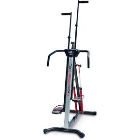 MaxiClimber XL-2000 Hydraulic Resistance Vertical Climber. Combines Muscle Toning + Aerobic Exercise for Maximum Calorie Burn. 12 Resistance Levels, Lightweight Aluminum Mainframe, Free Fitness App.