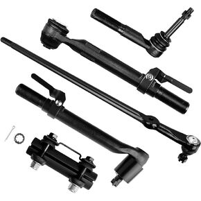SCITOO 5pcs 4WD Front Suspension Kit Outer Tie Rod End Center Link Tie Rod Adjusting Sleeve Fit 2005-2016 For Ford For F-250 Super Duty For F-350 Super Duty