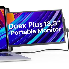 شاشة محمولة من موبايل بيكسل تريو ماكس لأجهزة الكمبيوتر المحمولة عالية الدقة IPS USB من النوع C، وموسع شاشة الكمبيوتر المحمول 2 في 1، متوافقة مع أنظمة التشغيل Windows وMacBook وAndroid، وشاشة ثنائية للألعاب والسفر