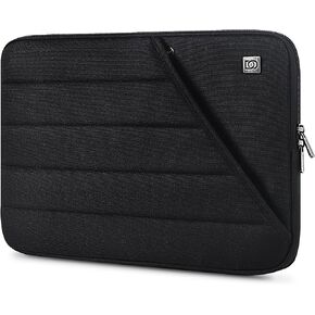 DOMISO 14 Inch Laptop Sleeve Bag Carrying Case for 14" MacBook Pro/MacBook Air/Dell Latitude/Lenovo IdeaPad/Acer Aspire/13.5" Microsoft Surface Book,Black