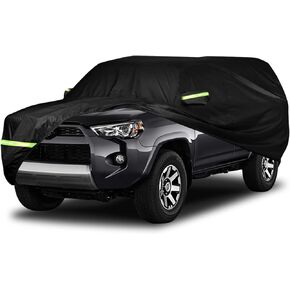 Waterproof Car Covers Replace for 2002-2024 Toyota 4runner, 6 Layers All Weather Custom-Fit Outdoor Full Car Covers with Zipper Door for Snow Rain Dust Hail Protection (4Runner)