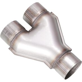 Exhaust X Pipe 2.5 Inch Inlet,Stainless Steel Universal Exhaust X Pipe 2.5" Inlet 2.5" Outlet 12" Long for Smoother Exhaust,Dual 2 1/2 Inch Crossover X Pipe Exhaust Tip