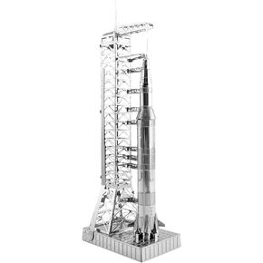 Fascinations Metal Earth Apollo Saturn V with Gantry 3D Metal Model Kit