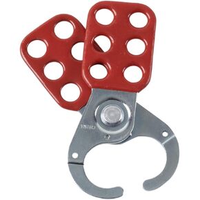 Brady 133161 Steel Group Lockout Hasps, Red (1 Each)