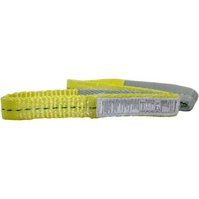 3FT Lift Sling Straps, 2 Ply Polyester Rigging Straps, 1inch Web Sling, 3100LBS Load Capacity Flat Eye-Eye Web Sling for Hoist, Tree Stumps, Heavy Duty Cargo