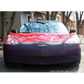 C6 Corvette Base Coupe Convertible NoviStretch Front Bra High Tech Stretch Mask Fits: C6 2005 Through 2013 Corvette Base Coupe or Convertible (Will not fit The GS ZO6 or ZR1 C6 Corvette) Black