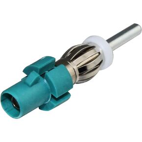Car Antenna Adapter Car Stereo FM AM Radio Antenna Adapter Connector,Fakra Z Male to DIN Plug Connector Converter for Car Stereo Audio HD Radio Head Unit CD Media Player Receiver