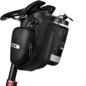 Rhinowalk Bike Saddle Bag Water Bottle Holder Bicycle Under Seat Pack Storage Bag for Mountain Road Bicycle