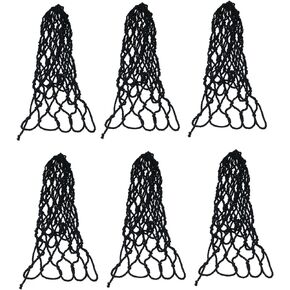 Snooker Pocket Net 6PCS Black Billiards Net Hollow Out Pool Table Pocket Nets,Replacement Snooker Table Cotton Heavy Bags Pool Table Accessories