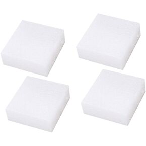 6pcs Foam Mat Felting Needle Tool Wool Felting Foams Cushion Wool Felt Needle Tools Pin Cushion Mat Quilling Tool Wool Felting Pads Felt Work Cushion White Square Ironing Mat