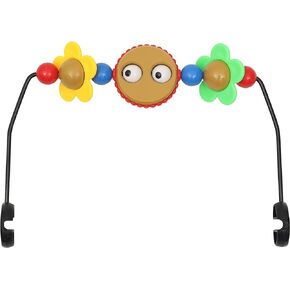 Toy Bar for Baby Bouncer Stroller Arch Toy - Googly Eyes Toy for Baby Car Seat - Baby-Safe Plastic Baby Bouncer Toy Bar - Easy to Install Baby Bouncer Accessory - No Music