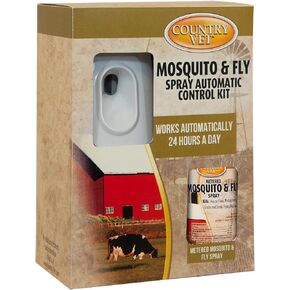 009-321962CV Kit 074026 2 Piece Country Vet Equine Mosquito/Flying Insect Control, White