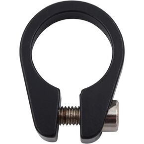 25.4mm Bike Seat Post Clamp Fits 22.2mm Seat Post Tube, Aluminum Alloy Quick Release Adjustable Bicycle Seatclamp for 22.2mm Bike Tube(#2)