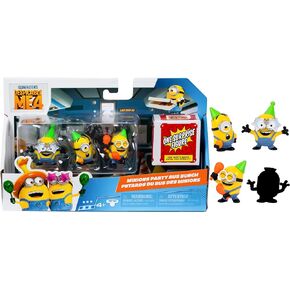 Minions Despicable Me 4-4 Figure Packs AVL Squad | 2 inch Collectible Figures | Pack Has 3 Figures Visible Plus 1 Surprise Figure Hidden