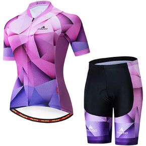 Women's Short Sleeve Cycling Jersey Jacket Cycling Shirt Quick Dry Breathable Mountain Clothing Set Bike Top