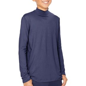 STRETCH IS COMFORT Youth Boy’s Oh So Soft Long Sleeve Mock Neck Top | 4-16