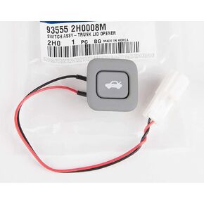 Genuine OEM 93555-2H0008M TRUNK LID OPENER SWITCH / 935552H0008M for HYUNDAI Elantra 2007-2010