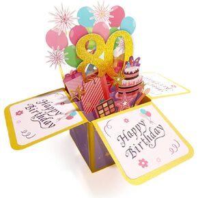 Asmallgf Happy 11th Birthday Popup Card for Daughter Son, Sweet Birthday Gift for 11 Years Old Girl Boy, Awesome Eleven Birthday 3D Greeting Card for Him Her, Best 11th Birthday Gift Idea for Niece