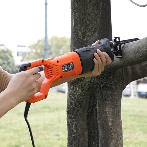 120V Reciprocating Saw, 6.0 Amp Variable Speed Corded Reciprocating Saw with 3/4" Stroke Length, 2800RPM and 2-1/2" Max for Wood, Metal, PVC Pipe Cutting in Saudi Arabia