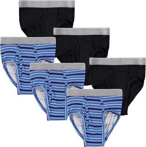BILLIONHATS Boys Cotton Underwear Briefs, White Underpants Children, Assorted Sizes S-XL, Charity Donation in Saudi Arabia
